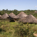 Abgelegens Dorf in Moçambique